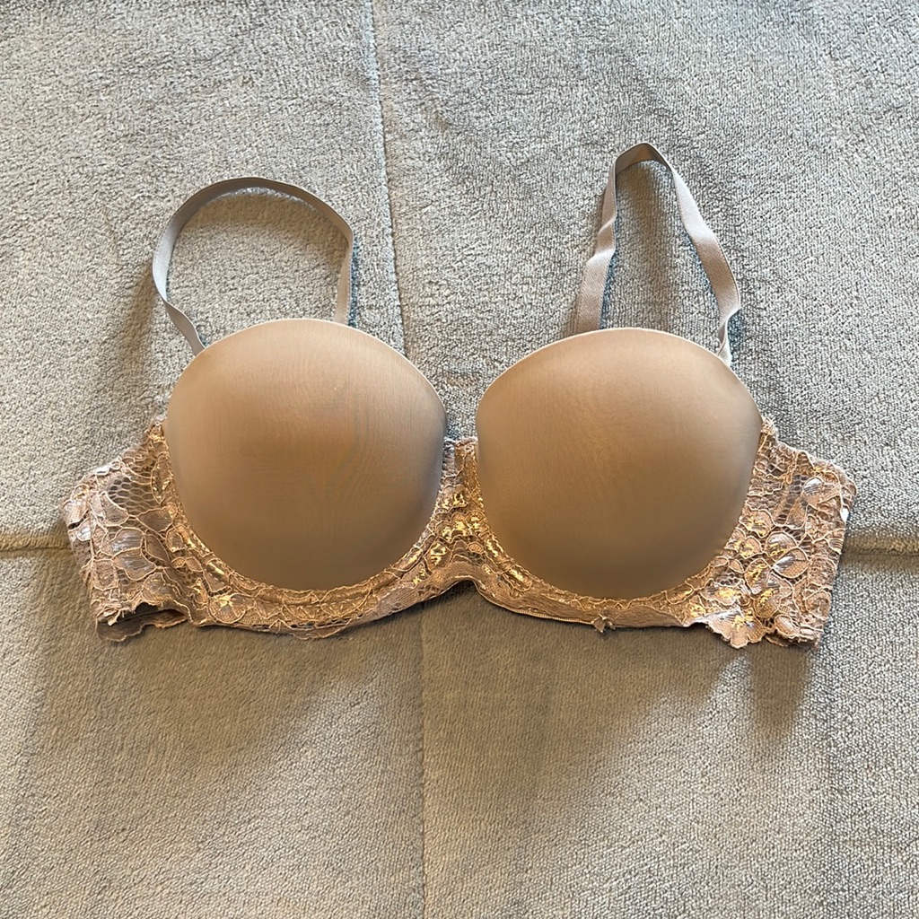 Gray Push Up Bra